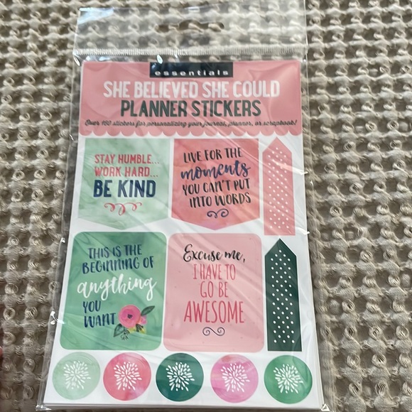 NWT, She Believed She Could Planner Stickers - Picture 1 of 2